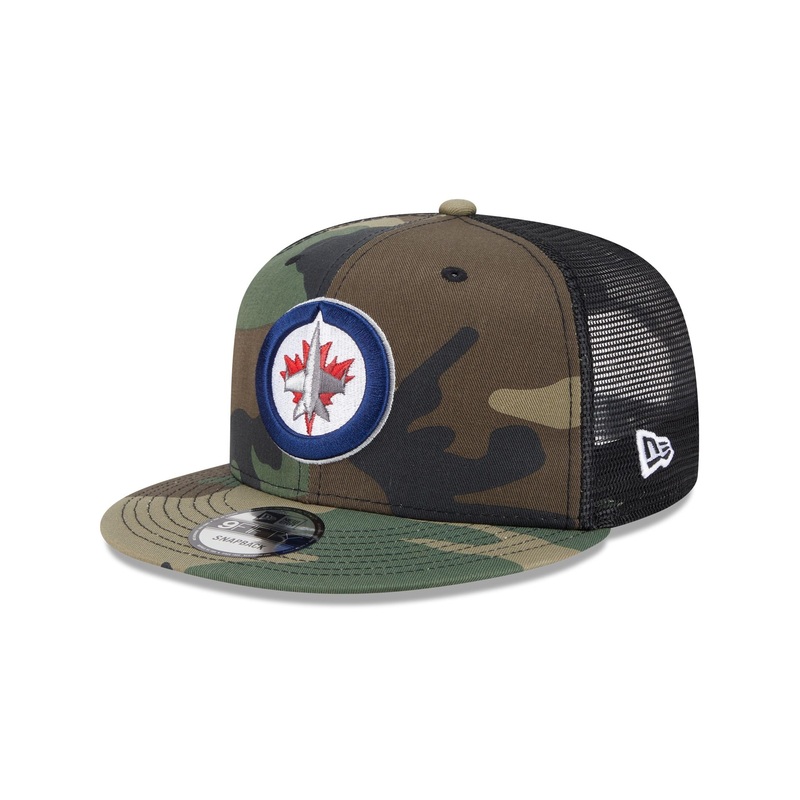 Winnipeg Jets Camo 9FIFTY Trucker Hat One Size