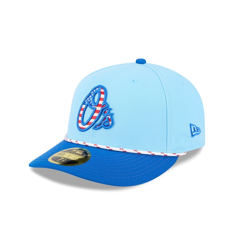Baltimore Orioles Independence Day 2025 Low Profile 59FIFTY Fitted Hat 7