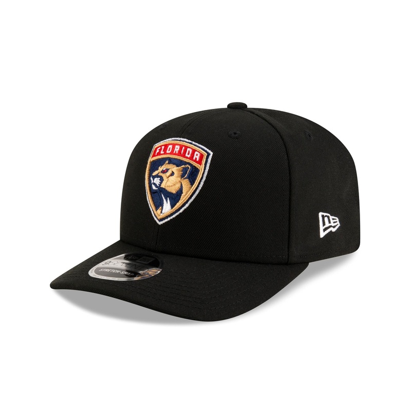 Florida Panthers Black 9SEVENTY Stretch-Snap Hat One Size