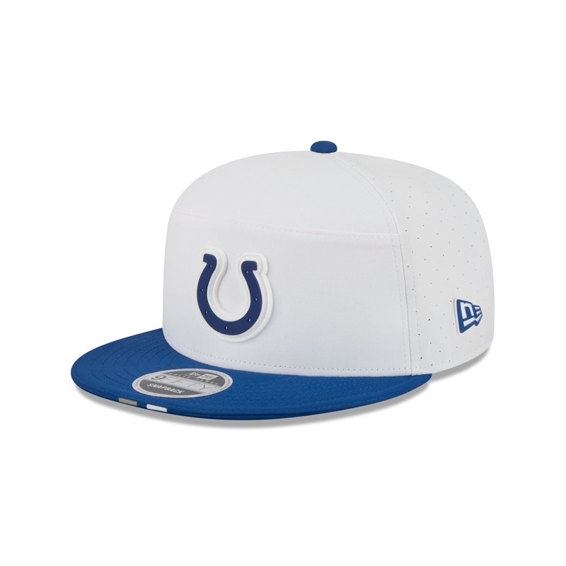Indianapolis Colts 2025 Training Split Panel 9FIFTY Snapback Hat One Size