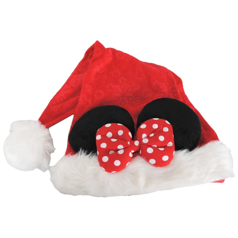 Minnie Santa Cap RED/WHITE ONE SIZE FITS MOST