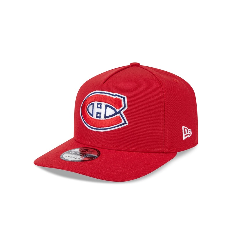 Montreal Canadiens Team 9FIFTY A-Frame Snapback Hat One Size