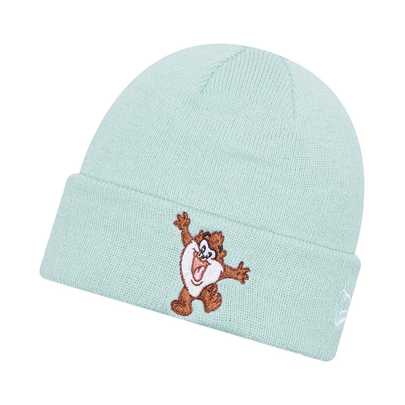 New Era Kids Taz Cuffed Beanie Hat – Looney Tunes Knit – Sky Blue TODDLER 1-SIZE