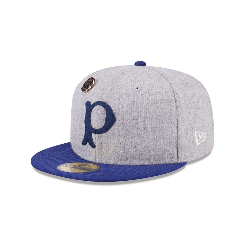 Pittsburgh Pirates 70th Anniversary Gray 59FIFTY Fitted Hat 7