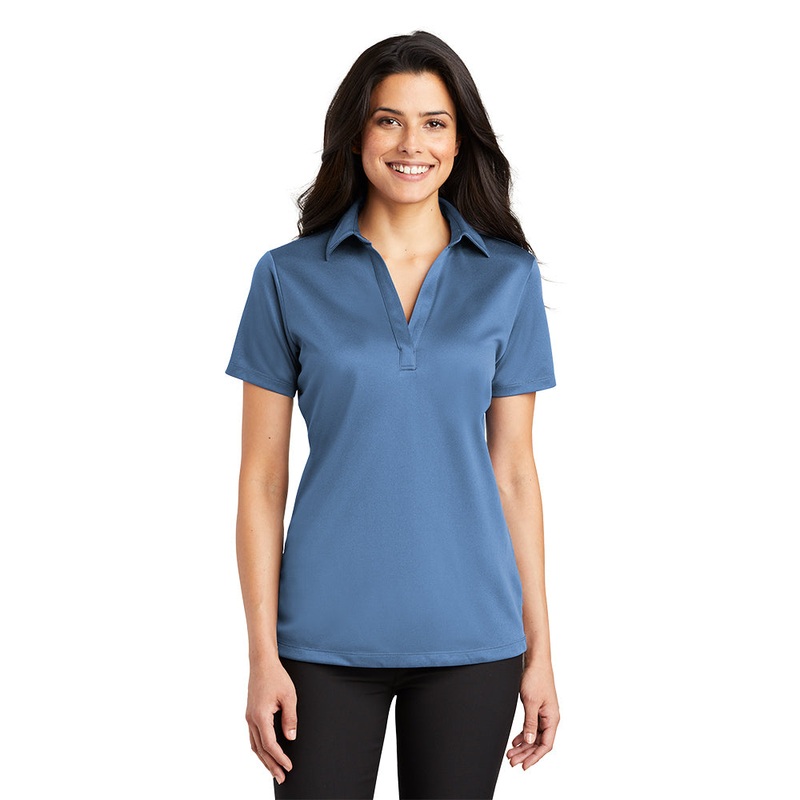 Port Authority L540 Ladies Silk Touch Performance Polo – Carolina Blue Carolina Blue XS