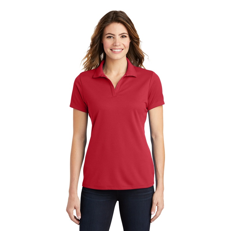 Sport-Tek LST640 Ladies PosiCharge RacerMesh Polo – True Red True Red XS