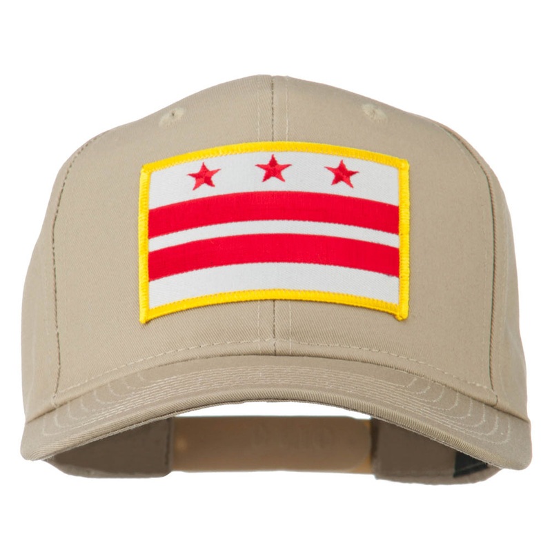 State of DC Embroidered Patch Cap Khaki One Size
