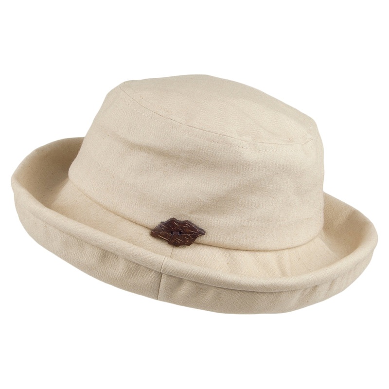 sur la tte Packable Arbres Bucket Hat Beige Wholesale Pack Prepack