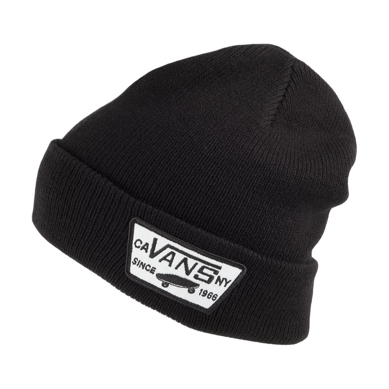 Vans Hats Milford Beanie Hat – Black 1-Size