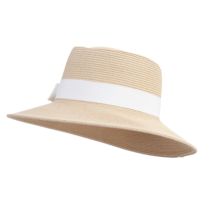 Women’s 3 Inch Brim Gambler Style Hat Natural One Size