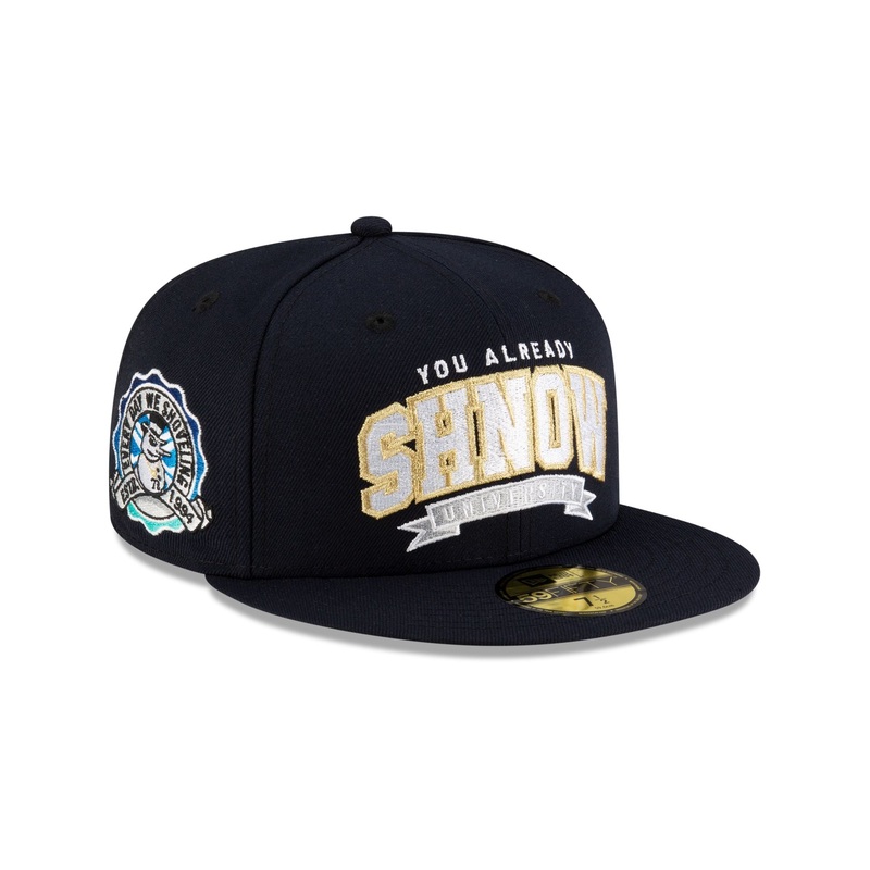 You Already Shnow University Navy 59FIFTY Fitted Hat 7