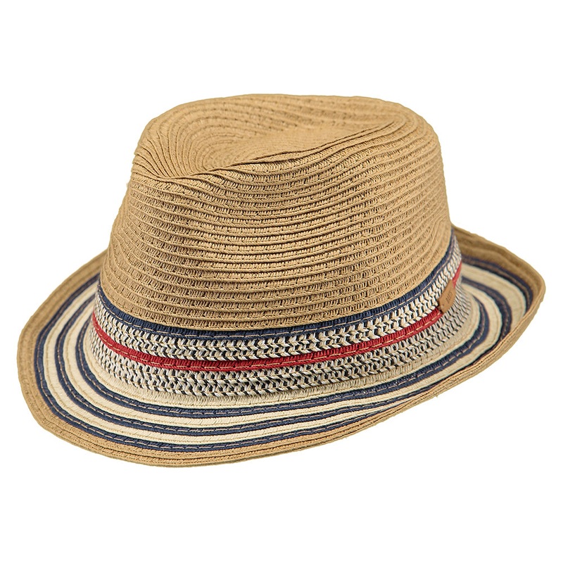 Barts Hats Kids Hare Straw Trilby Hat – Light Brown Kids – 1-Size