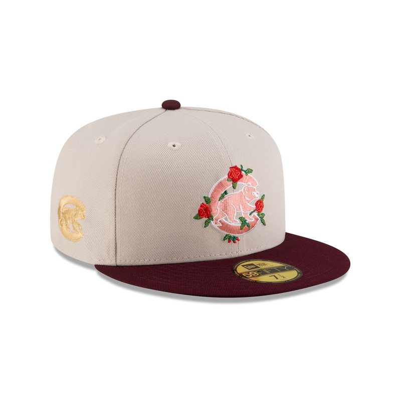 Chicago Cubs Roses 59FIFTY Fitted Hat 7