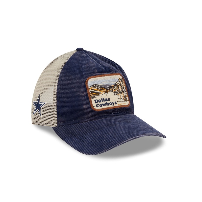 Dallas Cowboys Vintage Landscape 9TWENTY A-Frame Trucker Hat One Size