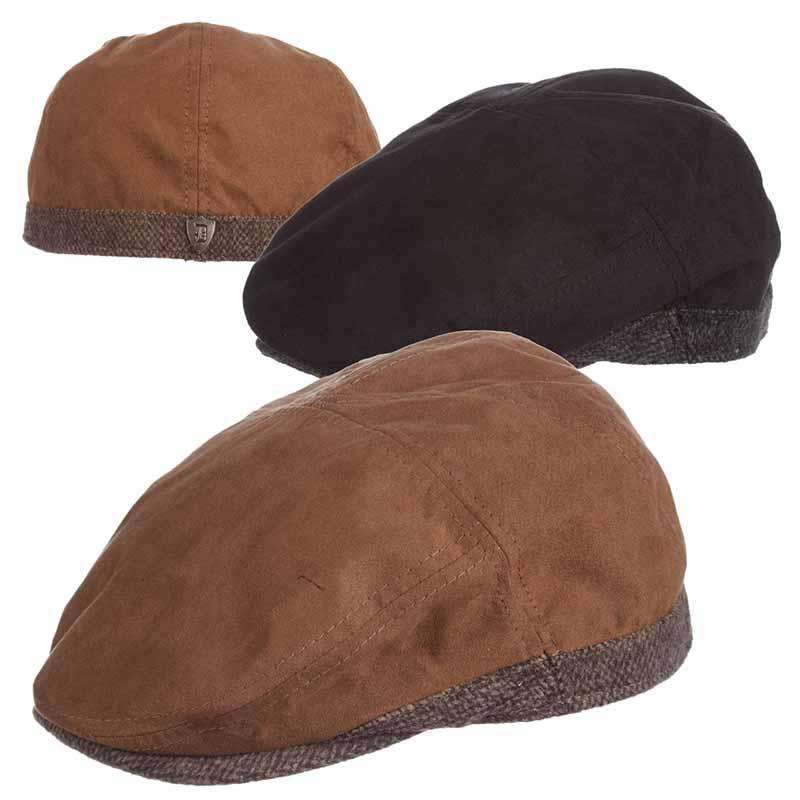 Faux Suede and Wool Ivy Cap – DPC 1921 Brown Medium