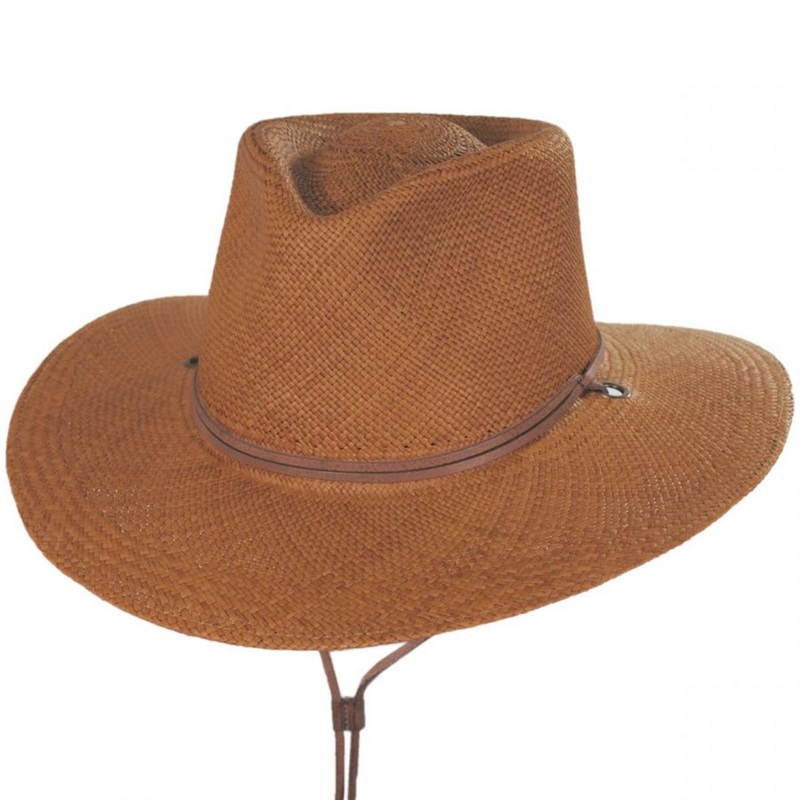 Kalahari Panama Straw Outback Hat PUTTY S