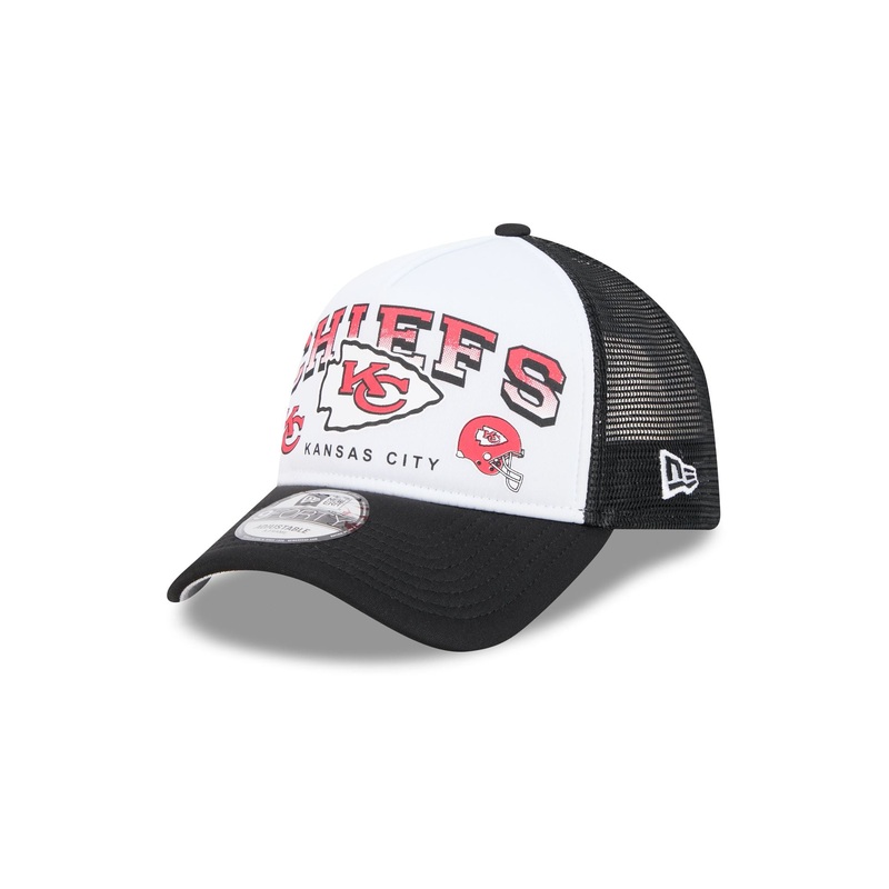 Kansas City Chiefs Sport Classics 9FORTY A-Frame Trucker Hat One Size
