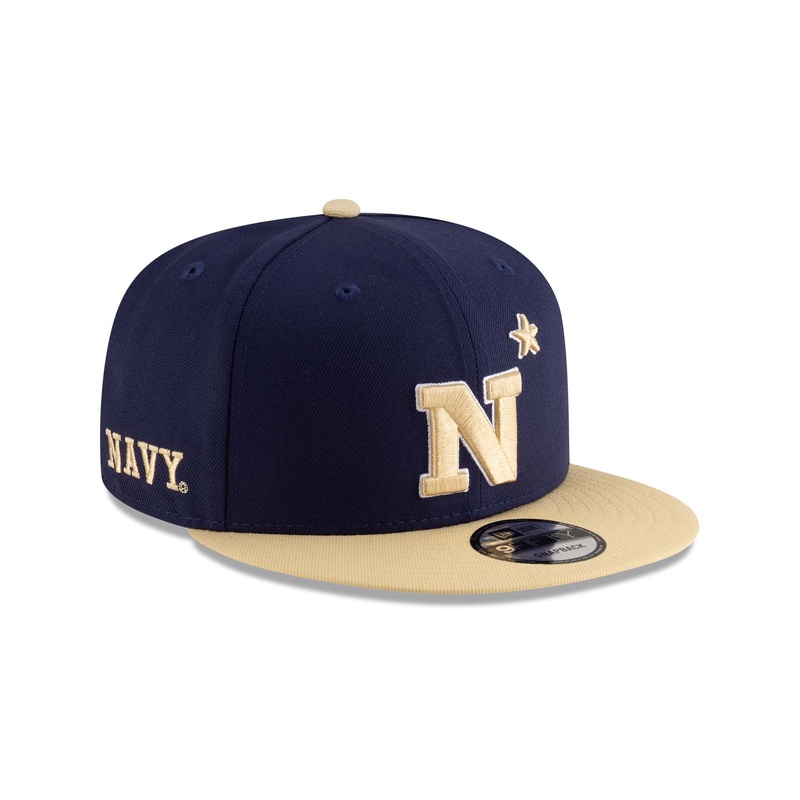 Navy Midshipmen Midnight 9FIFTY Snapback Hat One Size