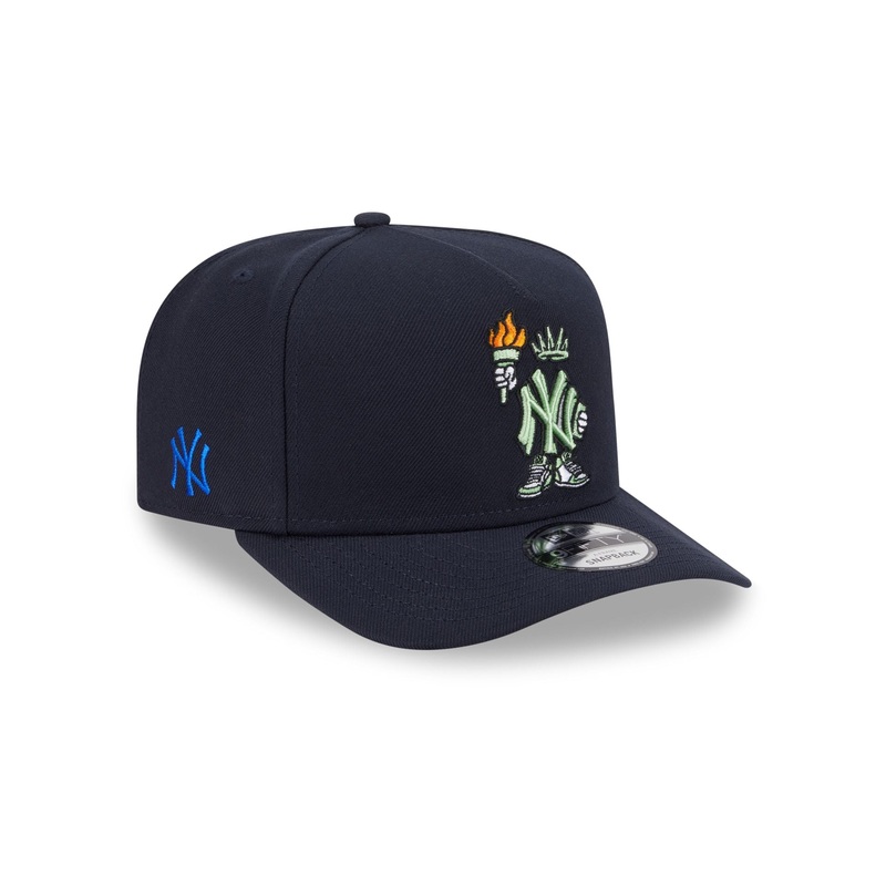 New York Yankees Cartoon 9FIFTY A-Frame Snapback Hat One Size