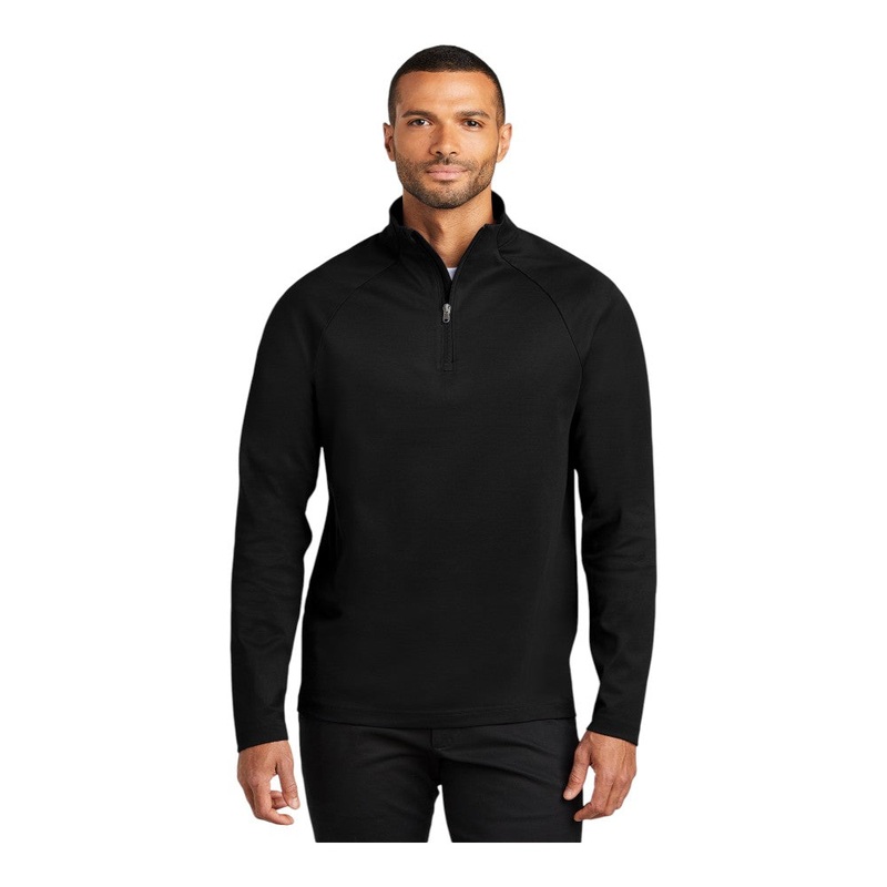Port Authority K870 C-FREE Cypress 1/4-Zip Deep Black XS