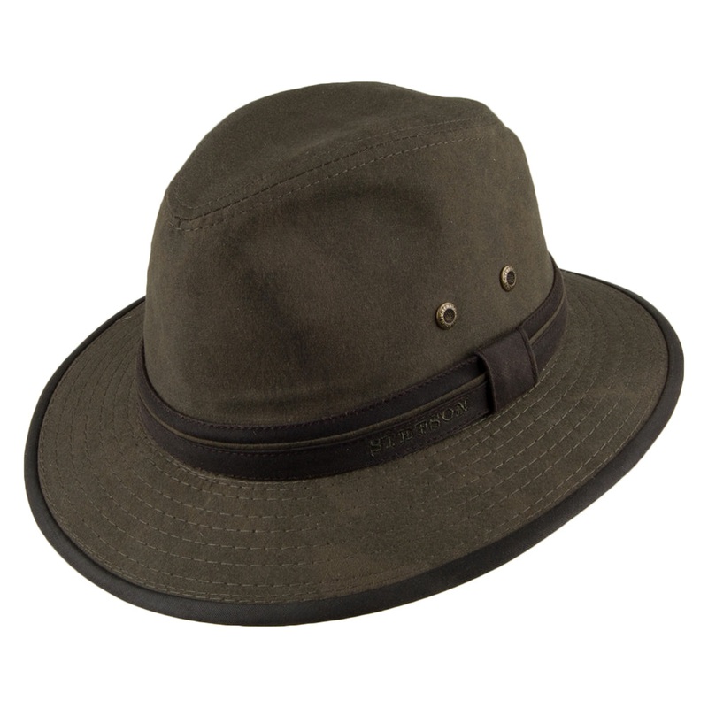 Stetson Hats Cotton Safari Fedora Hat – Forest S
