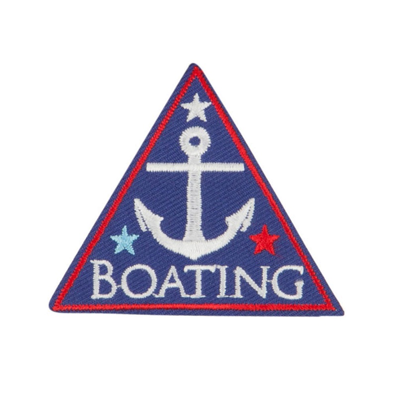 Boating Anchor Patches Blue One Size