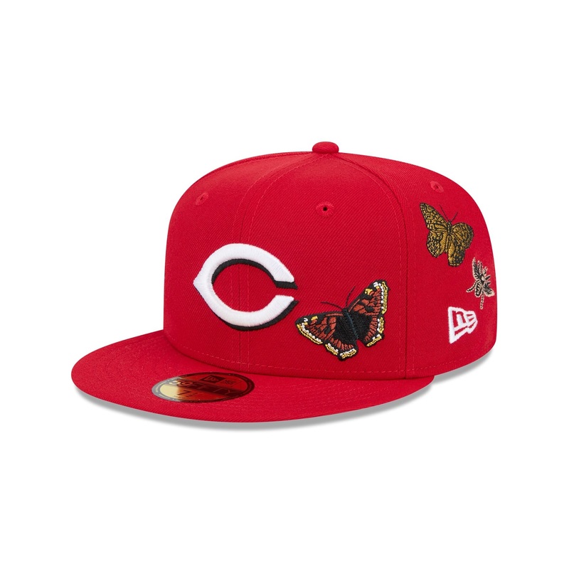 FELT x Cincinnati Reds Red 59FIFTY Fitted Hat 7