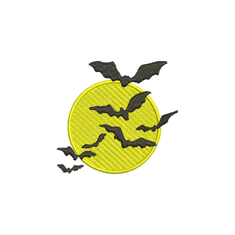 Flying Bats with Moon Default Title One Size