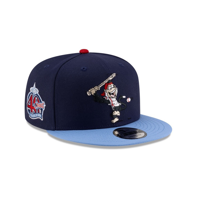 Los Angeles Angels Mascot Light Navy 9FIFTY Snapback Hat One Size