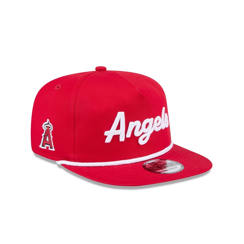 Los Angeles Angels Team Text Golfer Hat One Size
