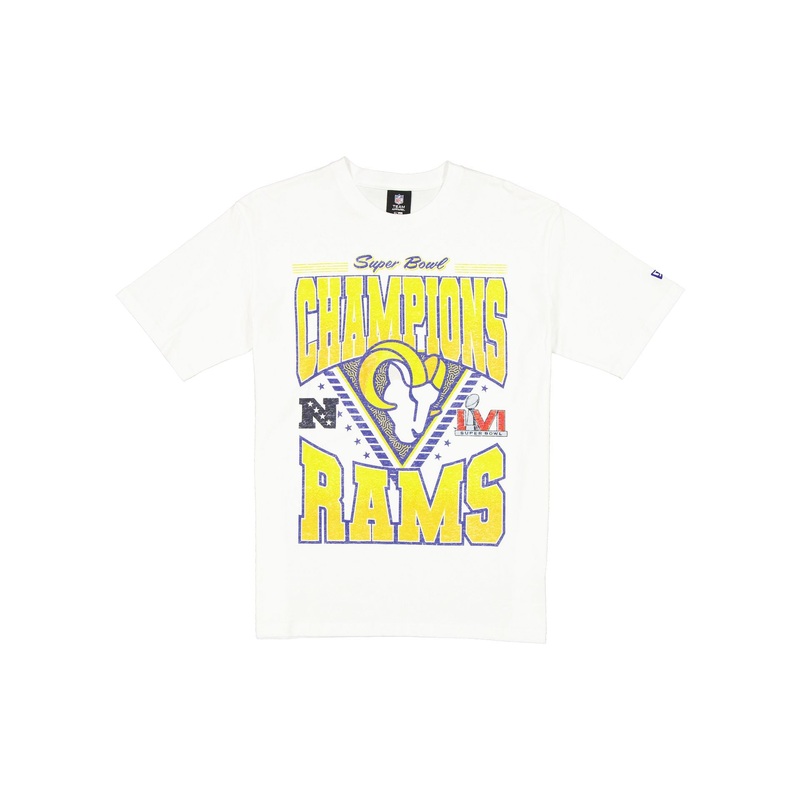 Los Angeles Rams Sport Classics Washed Optic White T-Shirt S