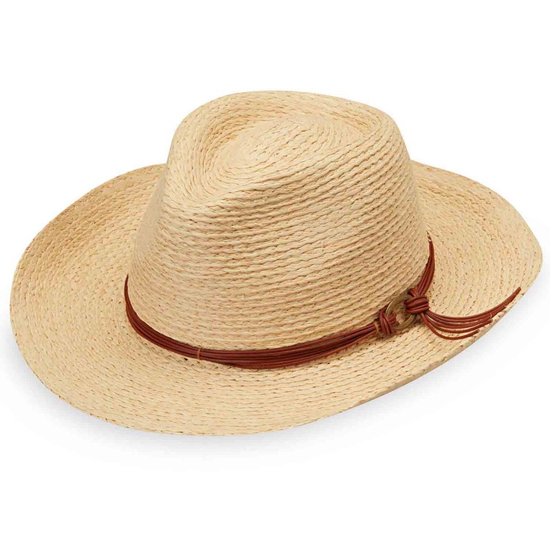 Quinn Shapeable Brim Straw Western Hat – Wallaroo Hats Ivory M/L (58 cm)
