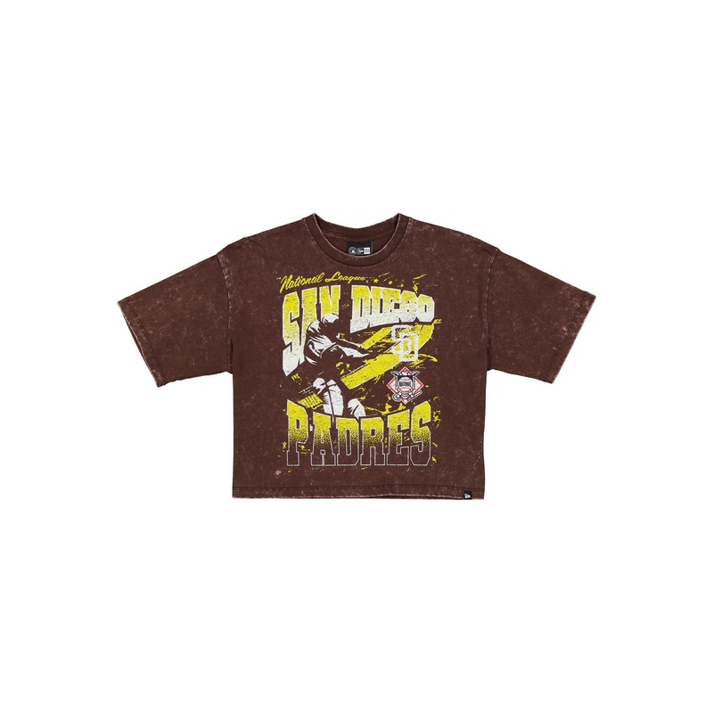 San Diego Padres Sport Classics Women’s Cropped T-Shirt XS