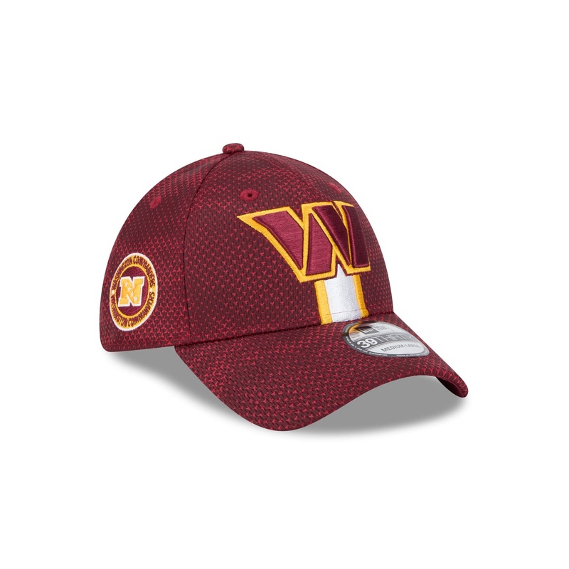 Washington Commanders 2024 Sideline 39THIRTY Stretch Fit Hat S/M