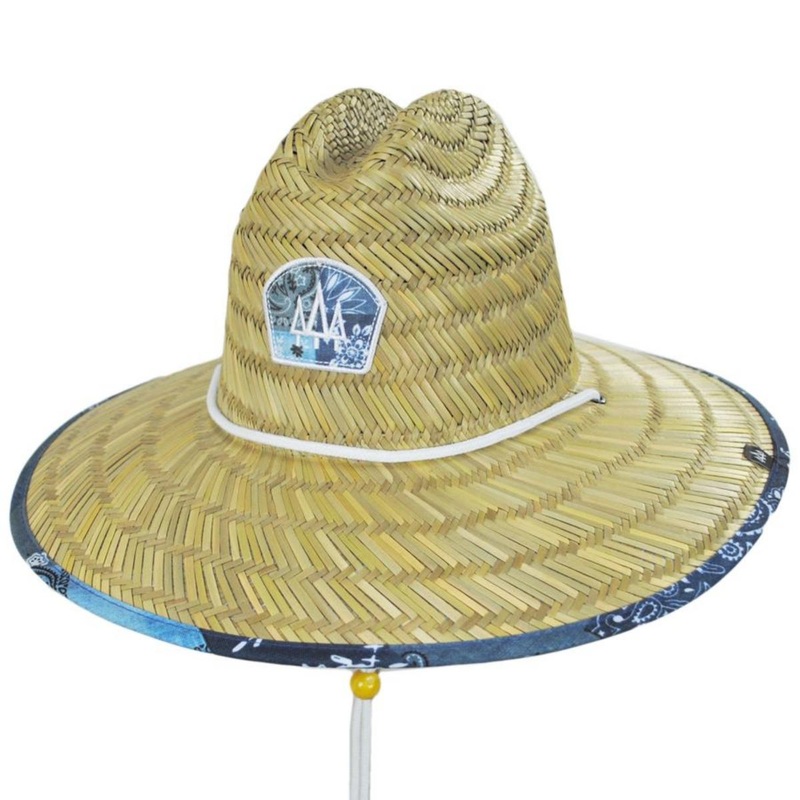 Wyatt Straw Lifeguard Hat TAN ONE SIZE FITS MOST