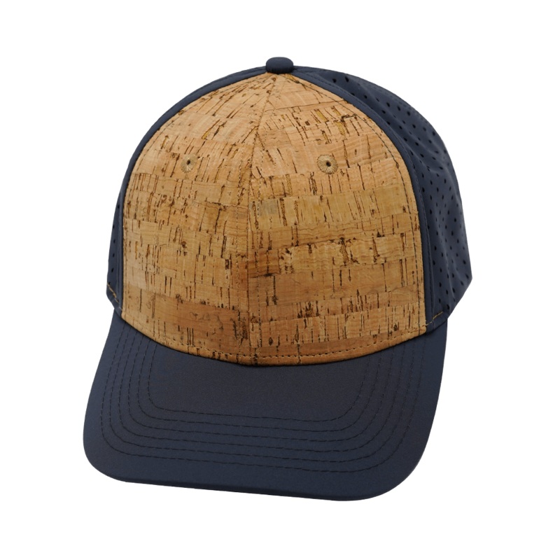 Blank – 6 Panel – Cork – Charcoal (Unisex) – Trucker Mesh