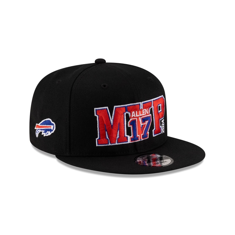Buffalo Bills Josh Allen MVP Black 9FIFTY Snapback Hat One Size