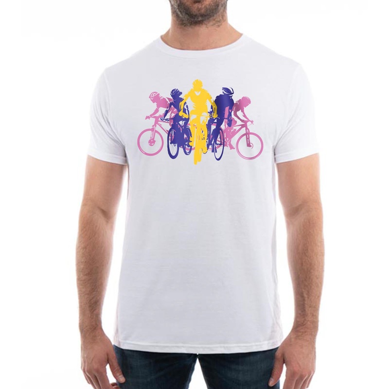 Cycling Club Embroidered Cotton Perfection Crew T-Shirt White XS