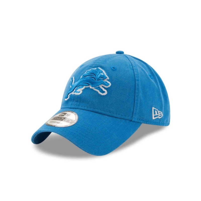 Detroit Lions Core Classic Blue 9TWENTY Adjustable Hat One Size