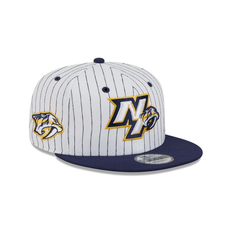 Nashville Predators Deceptor Pinstripe 9FIFTY Snapback Hat One Size