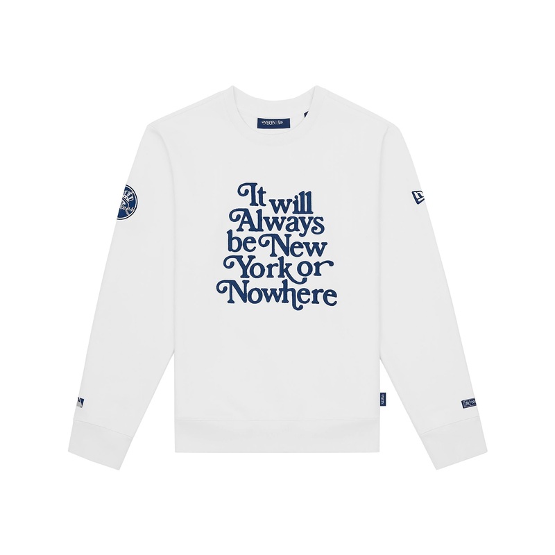 New York or Nowhere x New York Yankees Pinstripe White Crewneck S