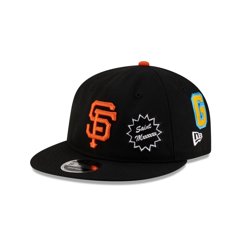 SAINT Mxxxxxx x San Francisco Giants Retro Crown 9FIFTY Snapback Hat One Size