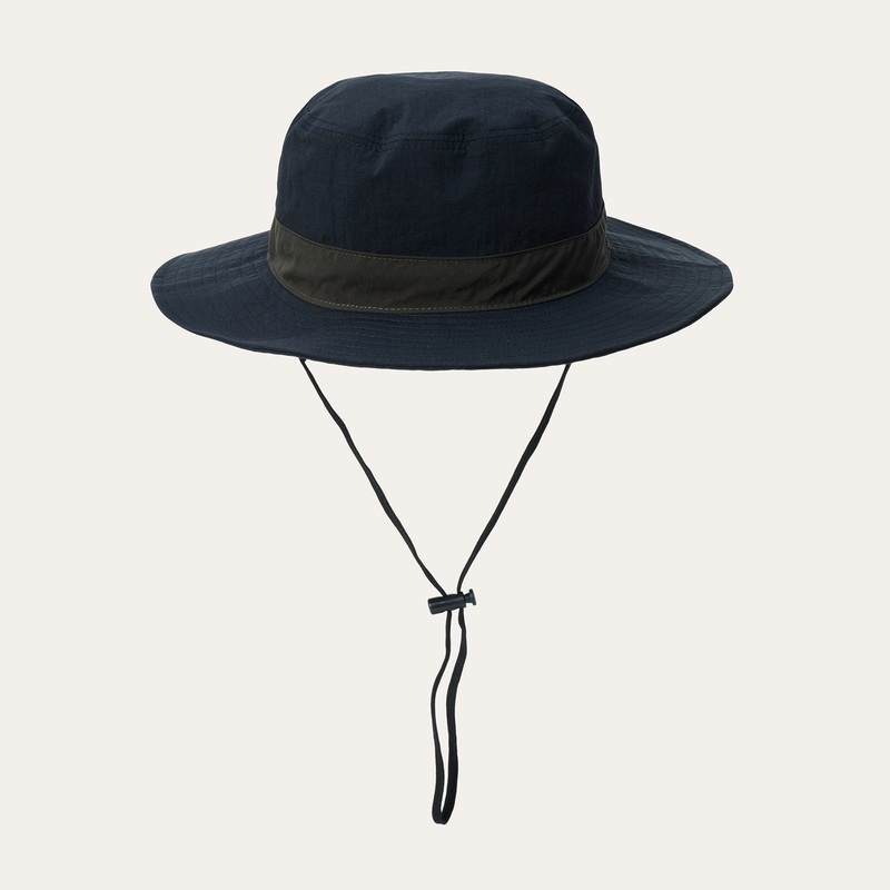 Sunshade Safari Hat With Neck Flap Black M