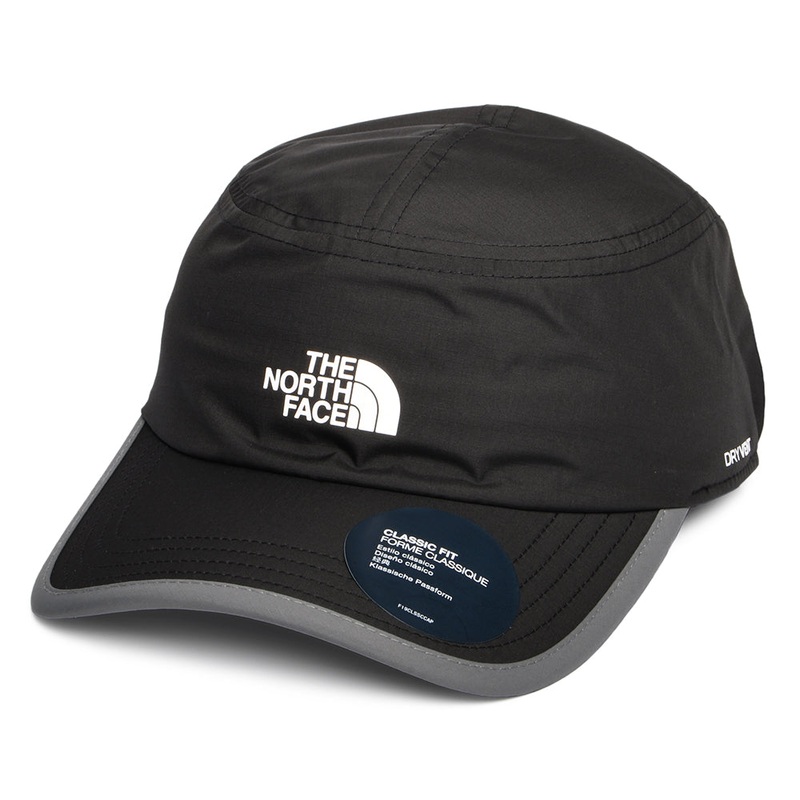 The North Face Hats Antora Seam-Sealed Waterproof Cadet Cap – Black-Grey Small/Medium