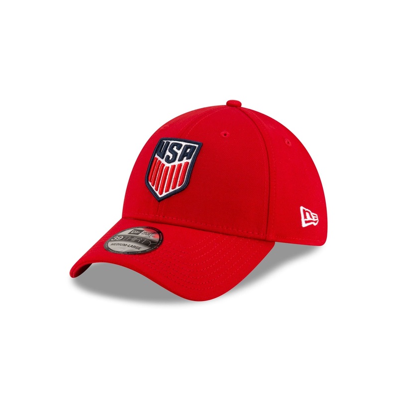 U.S. Soccer Men’s National Team Red 39THIRTY Stretch Fit Hat S/M