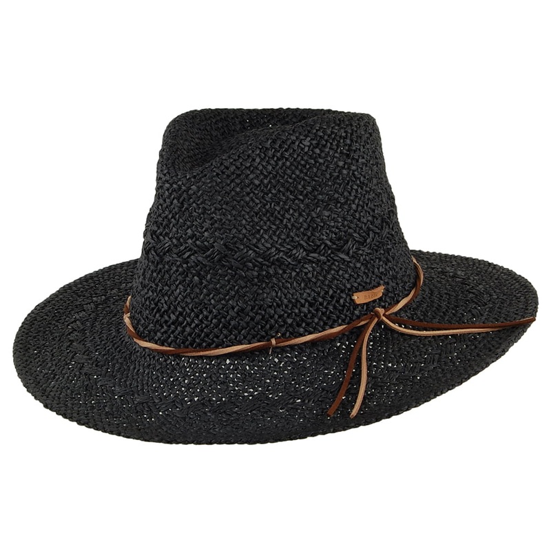 Barts Hats Arday Summer Fedora Hat – Black 1-Size