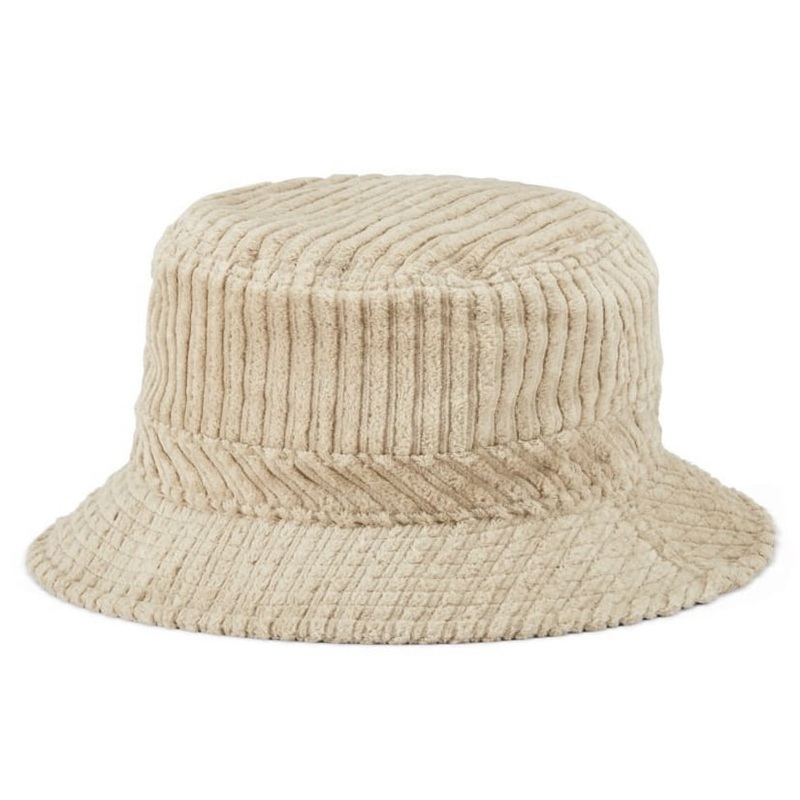 Brixton Hats Hardy Corduroy Bucket Hat – Tan Small-56cm