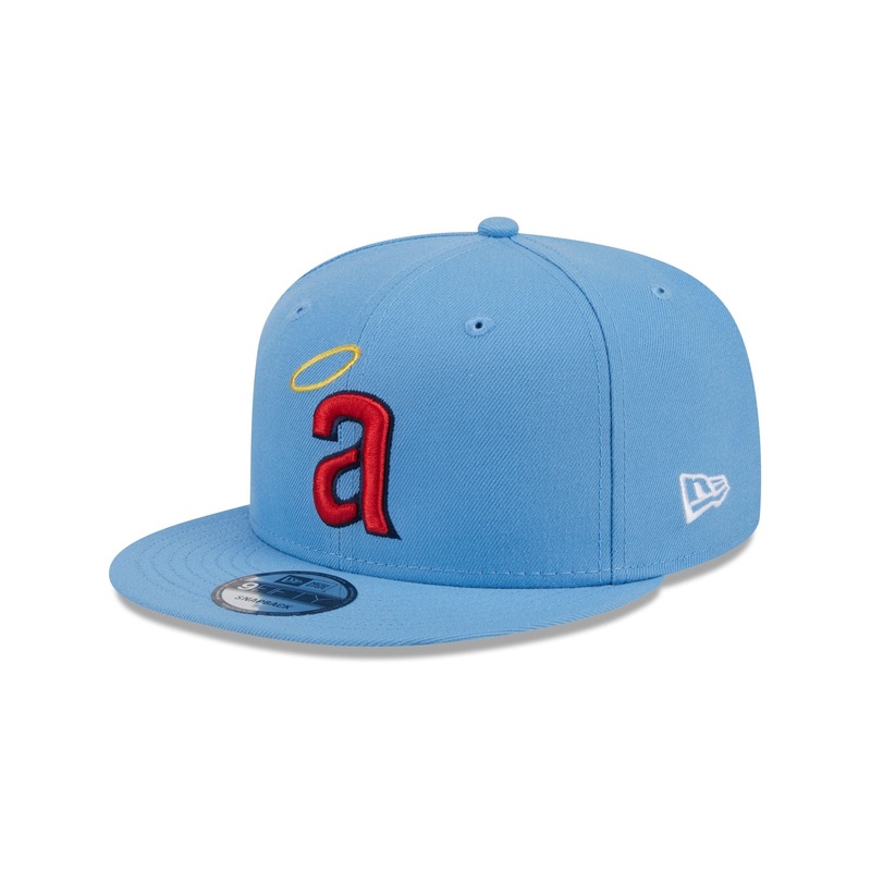 California Angels Sky Blue 9FIFTY Snapback Hat One Size