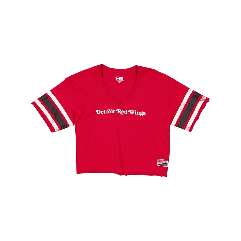 Detroit Red Wings Throwback Cropped Women’s T-Shirt XS