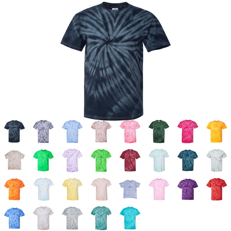 Dyenomite 200CY – Cyclone Pinwheel Tie-Dyed T-Shirt, Tie Dye Shirt S
